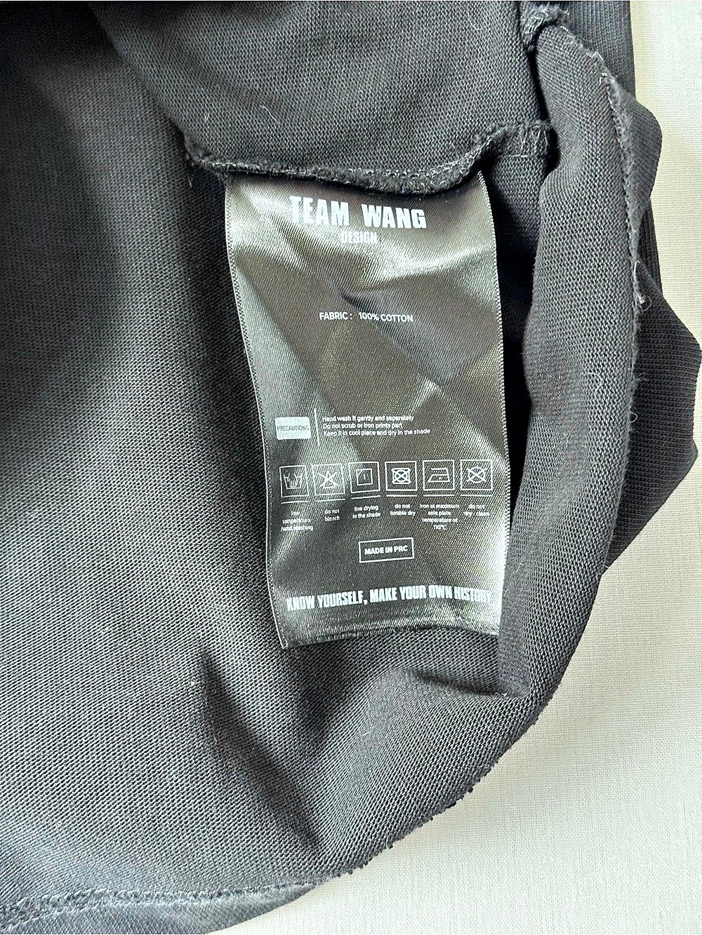 Team Wang Black Short Sleeve Tee Size Small - Picture 3 of 6